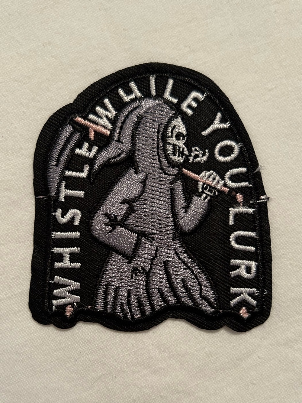 Goth Punk Skater Up Beat Death Iron On Patch